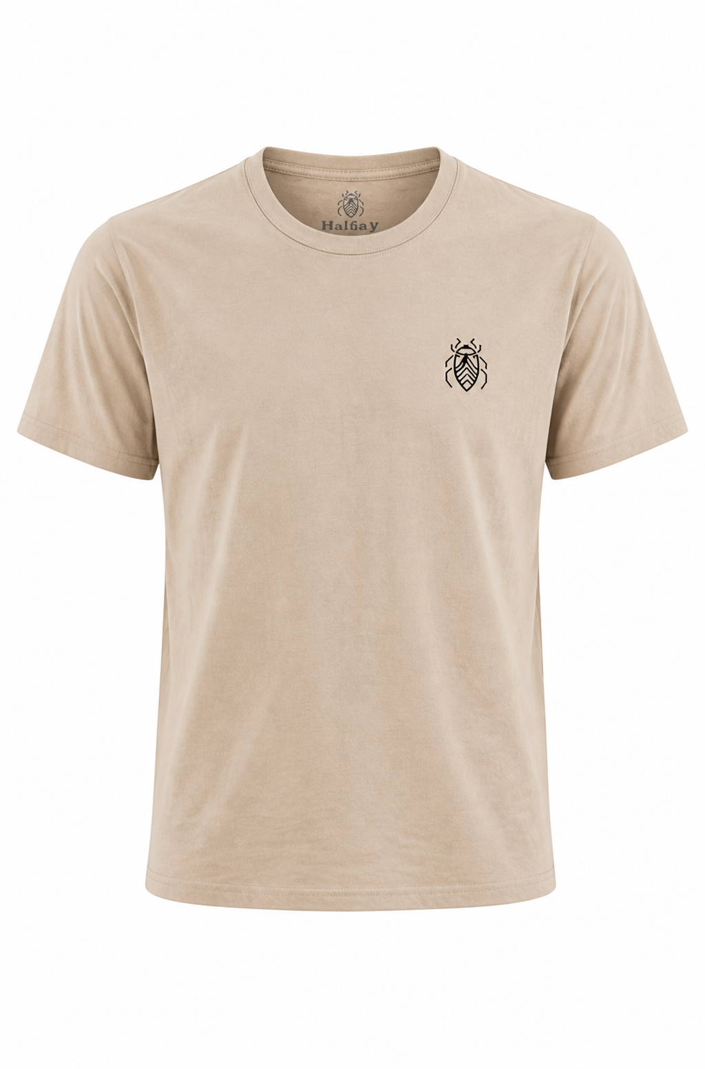 Halfell Origins T-Shirt in sand, front view product photo
