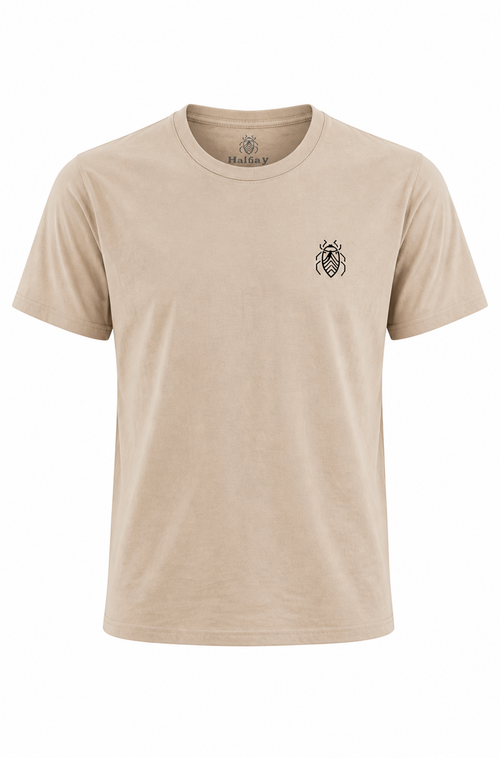 Halfell Origins T-Shirt in sand, front view product photo